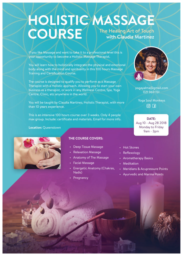 Holistic Massage Course Queenstown Trading